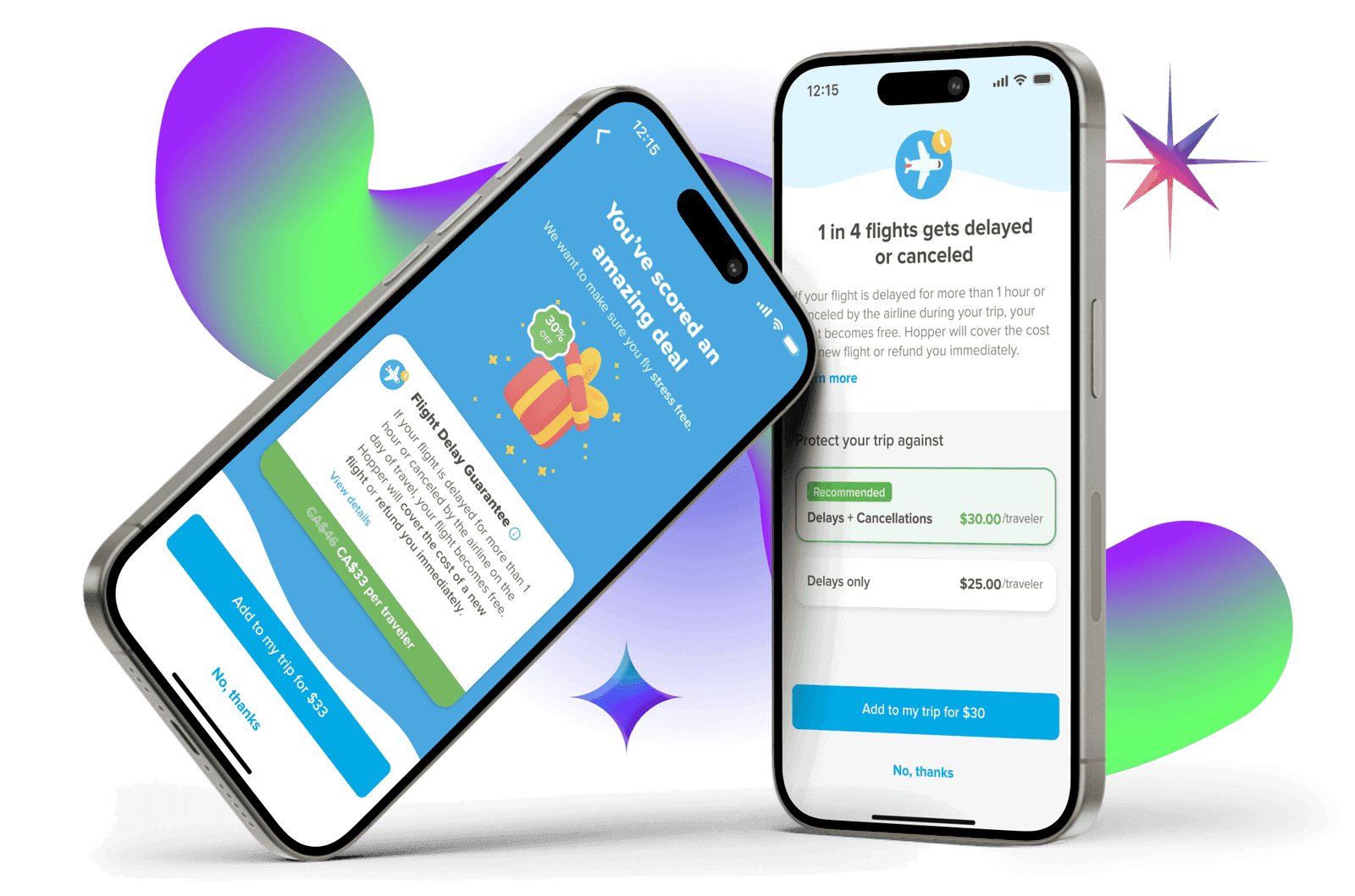 Hopper app mockup